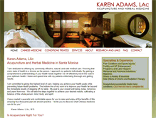 Tablet Screenshot of karenacucare.com